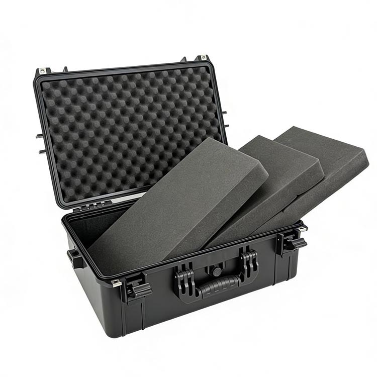 Caja dura de esponja integrada a prueba de golpes