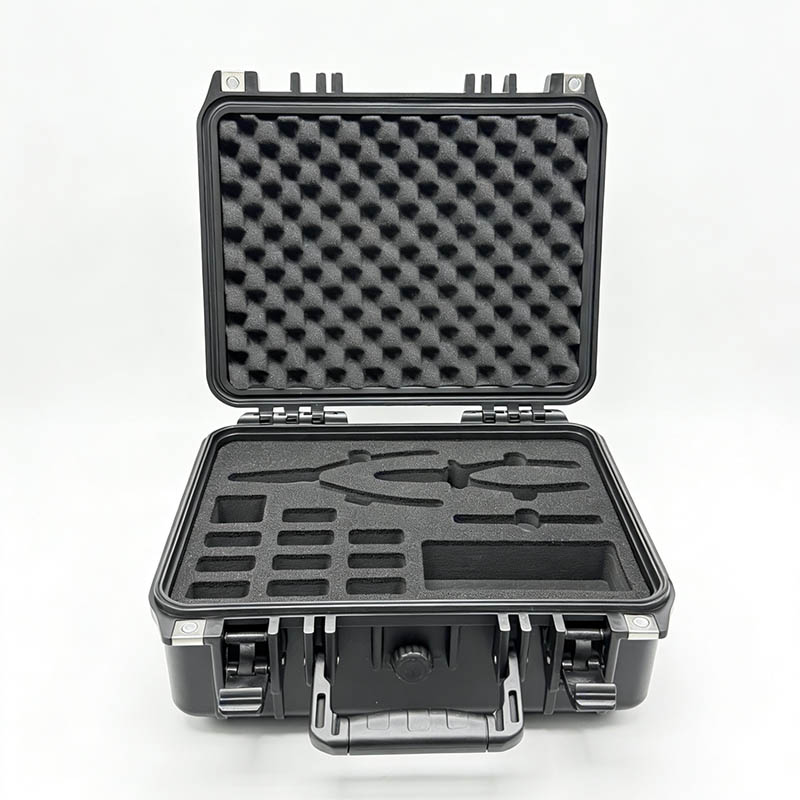 Caja de plástico con inserto de espuma personalizada