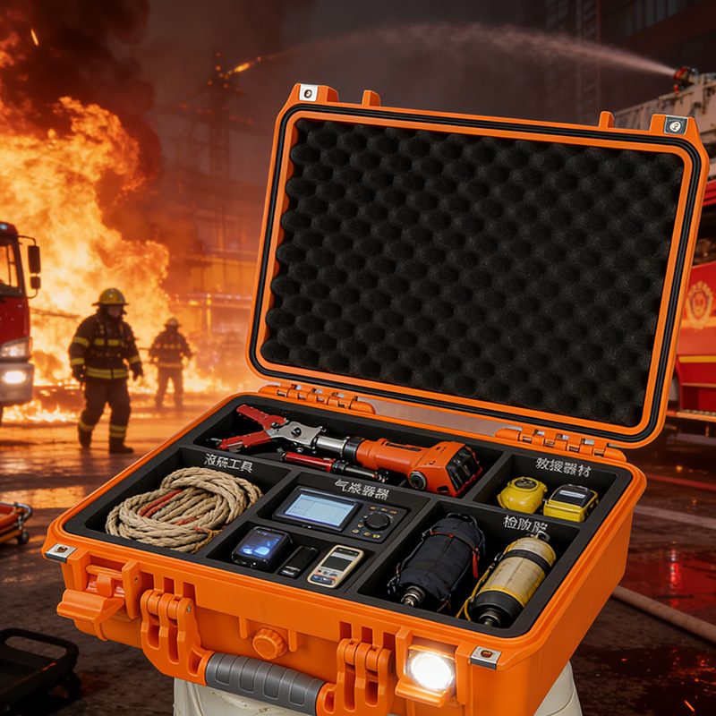 Caja protectora de rescate contra incendios