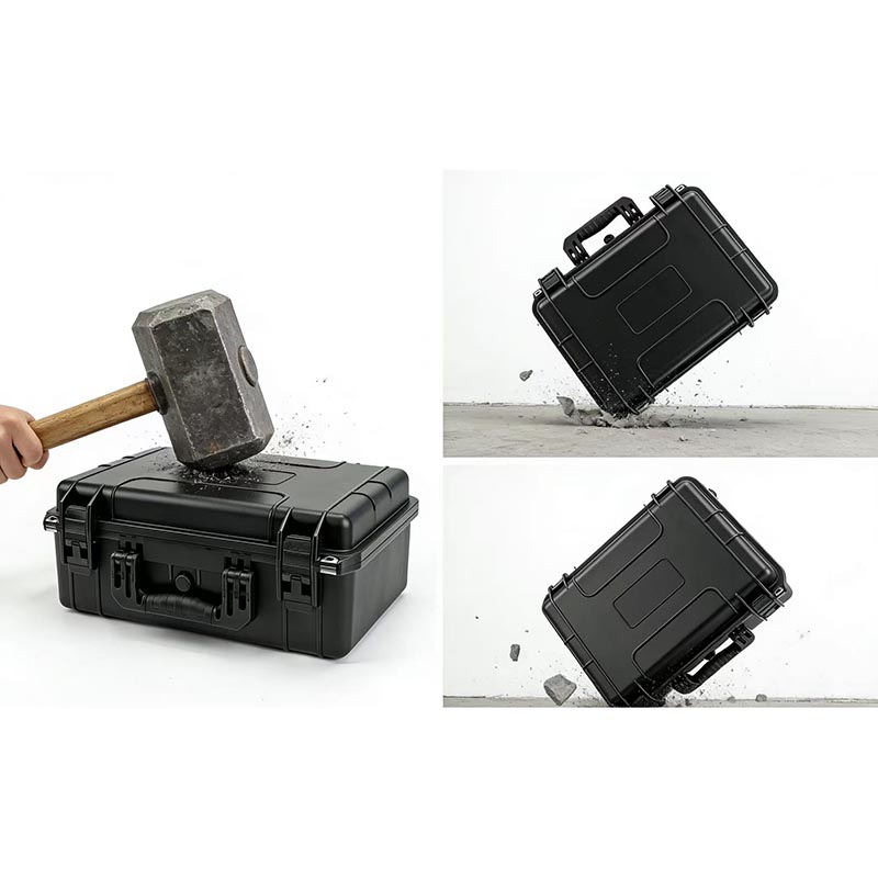 Caja dura resistente a altos impactos y caídas.