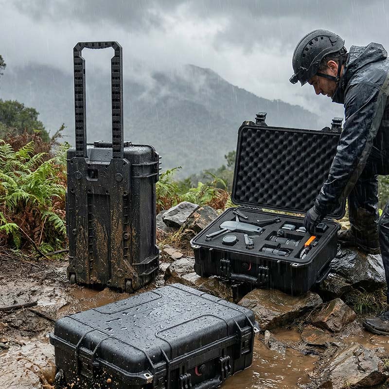 Caja dura de alta resistencia IP67 a prueba de agua y polvo.