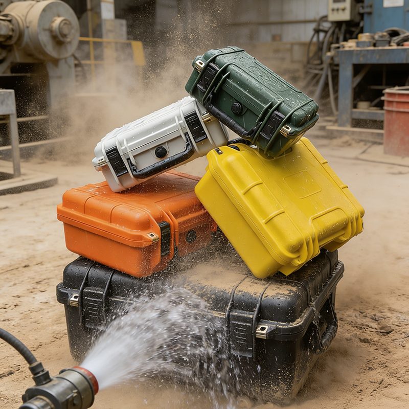 Caja dura IP67 totalmente sellada a prueba de agua y polvo.