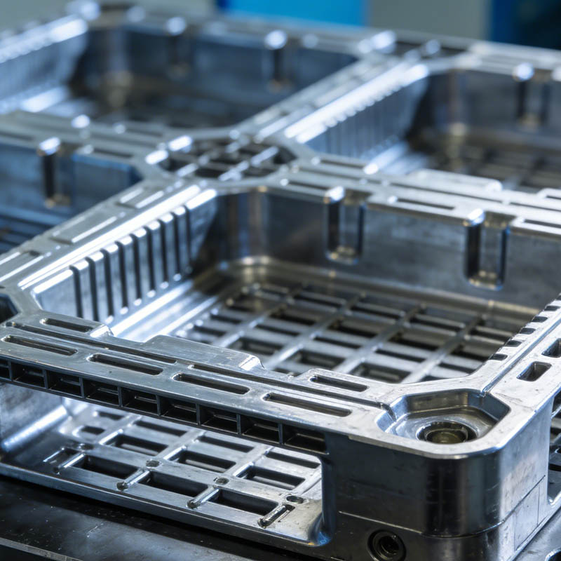 Cajas de facturación logística y moldes para palets.